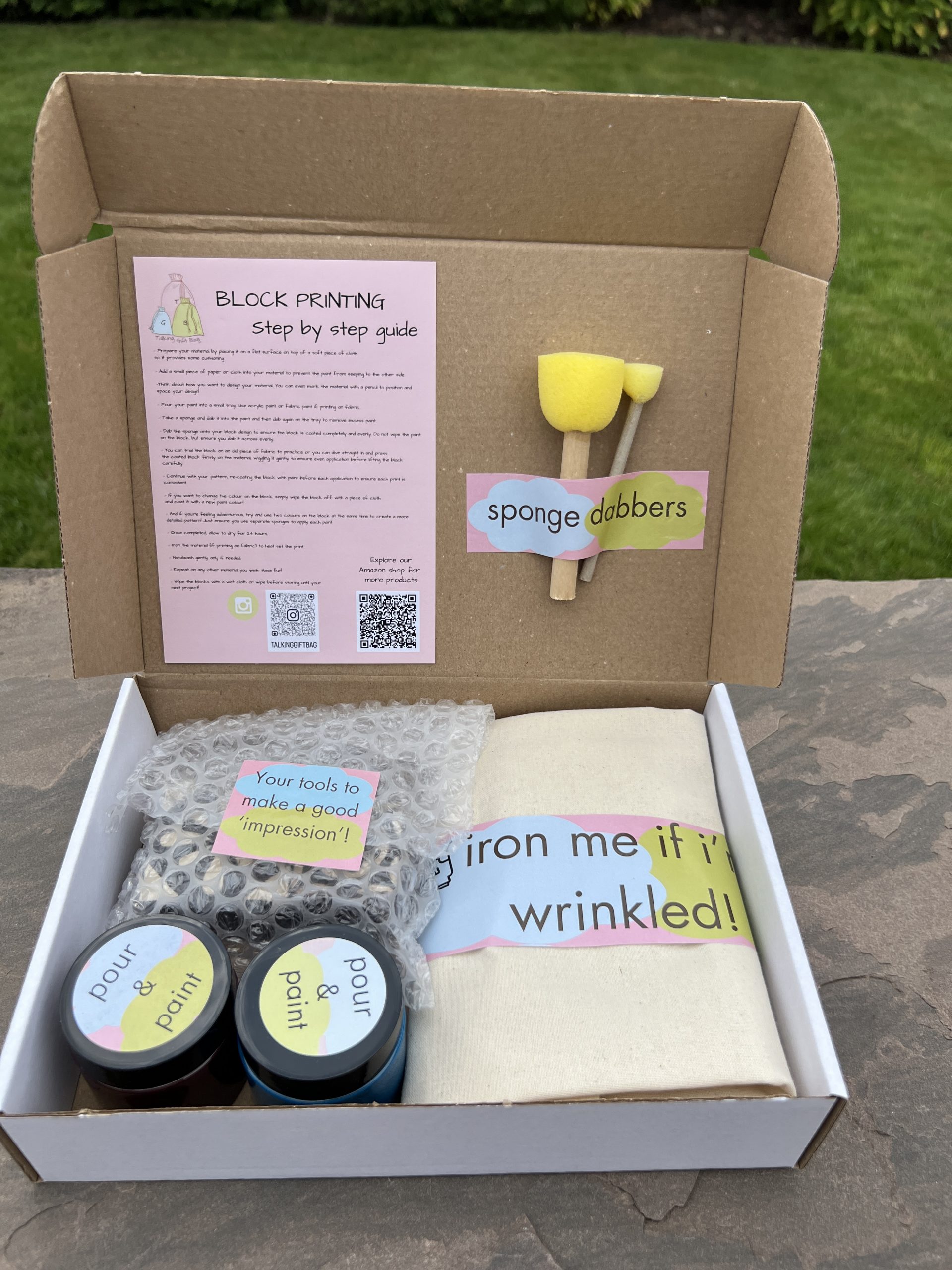 Block Printing Kit - Abstract