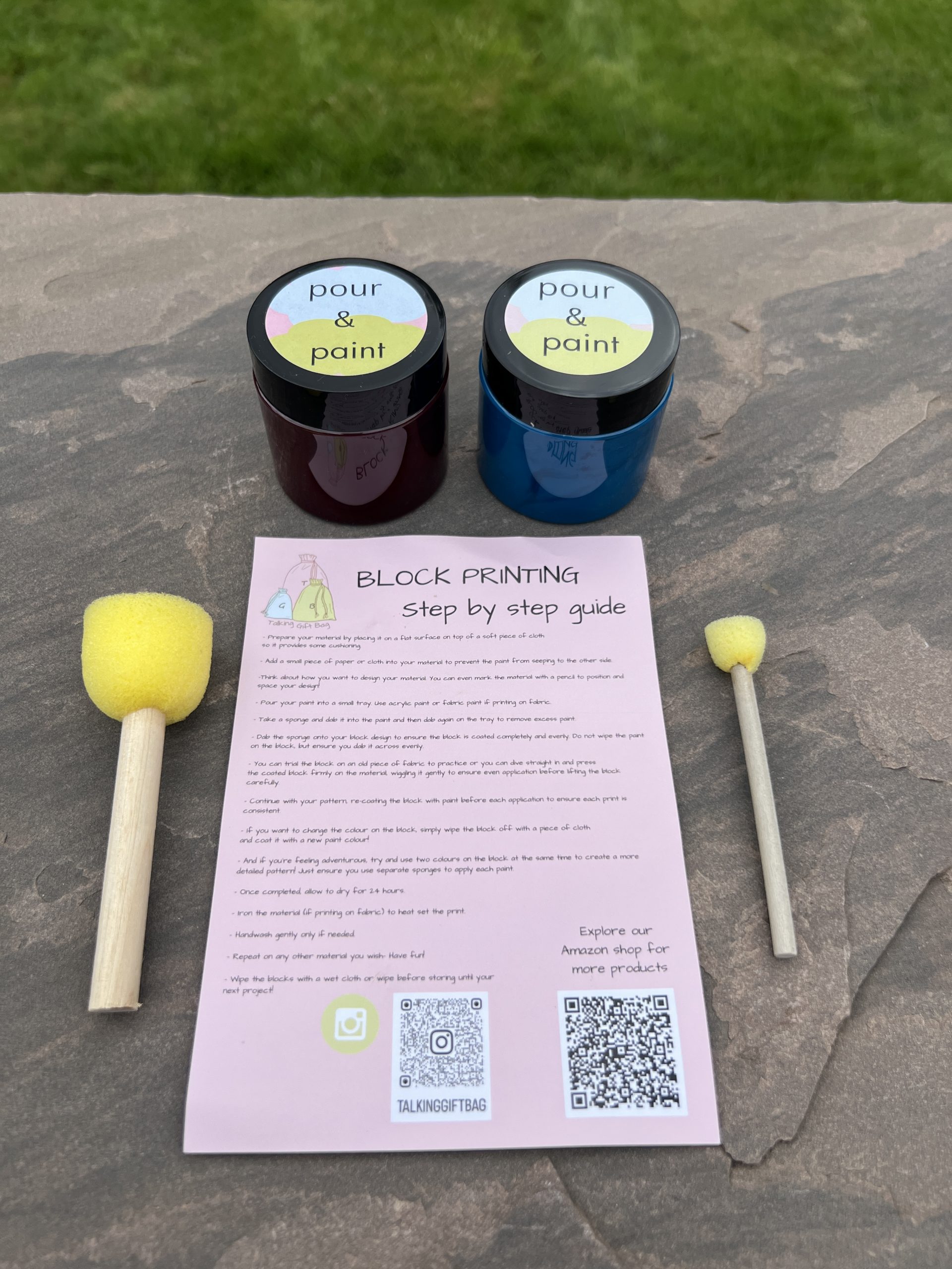 Block Printing Kit - Abstract