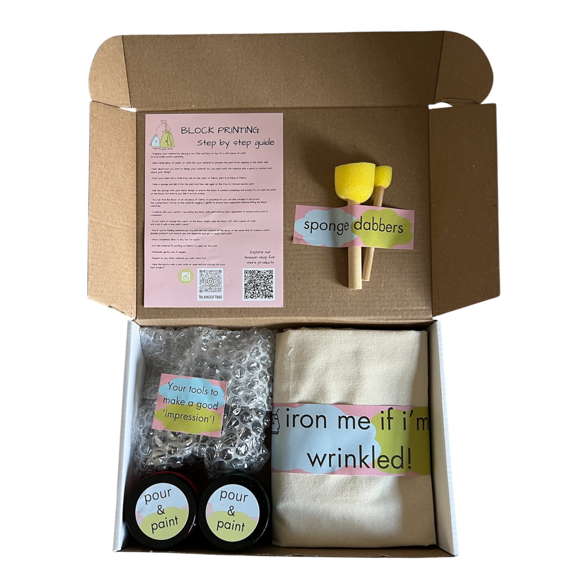 Block Printing Kit - Floral