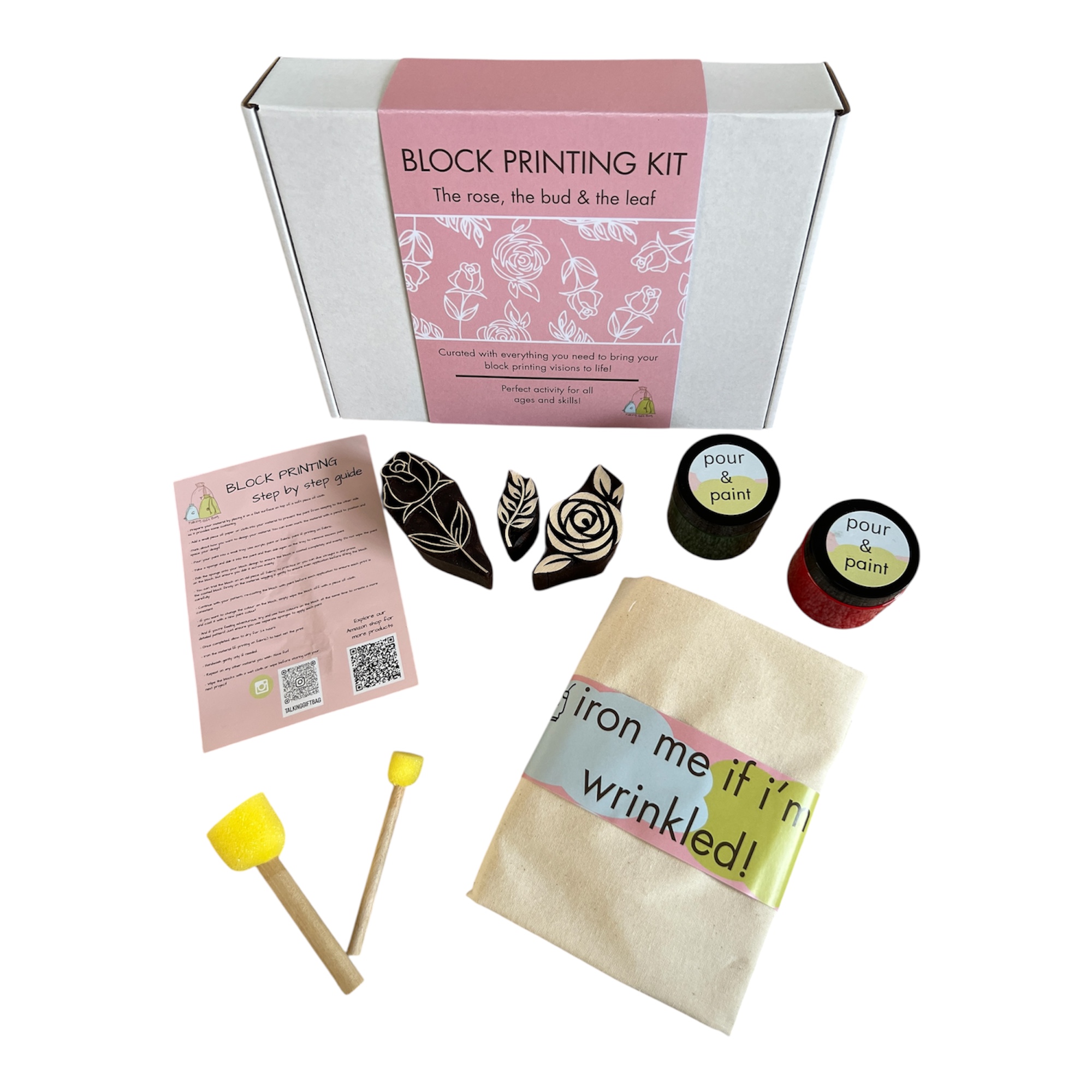 Block Printing Kit - Floral